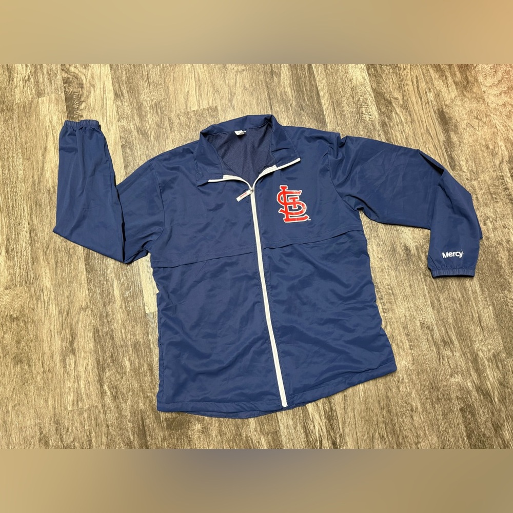 NEW St Louis CARDINALS Windbreaker MLB Baseball